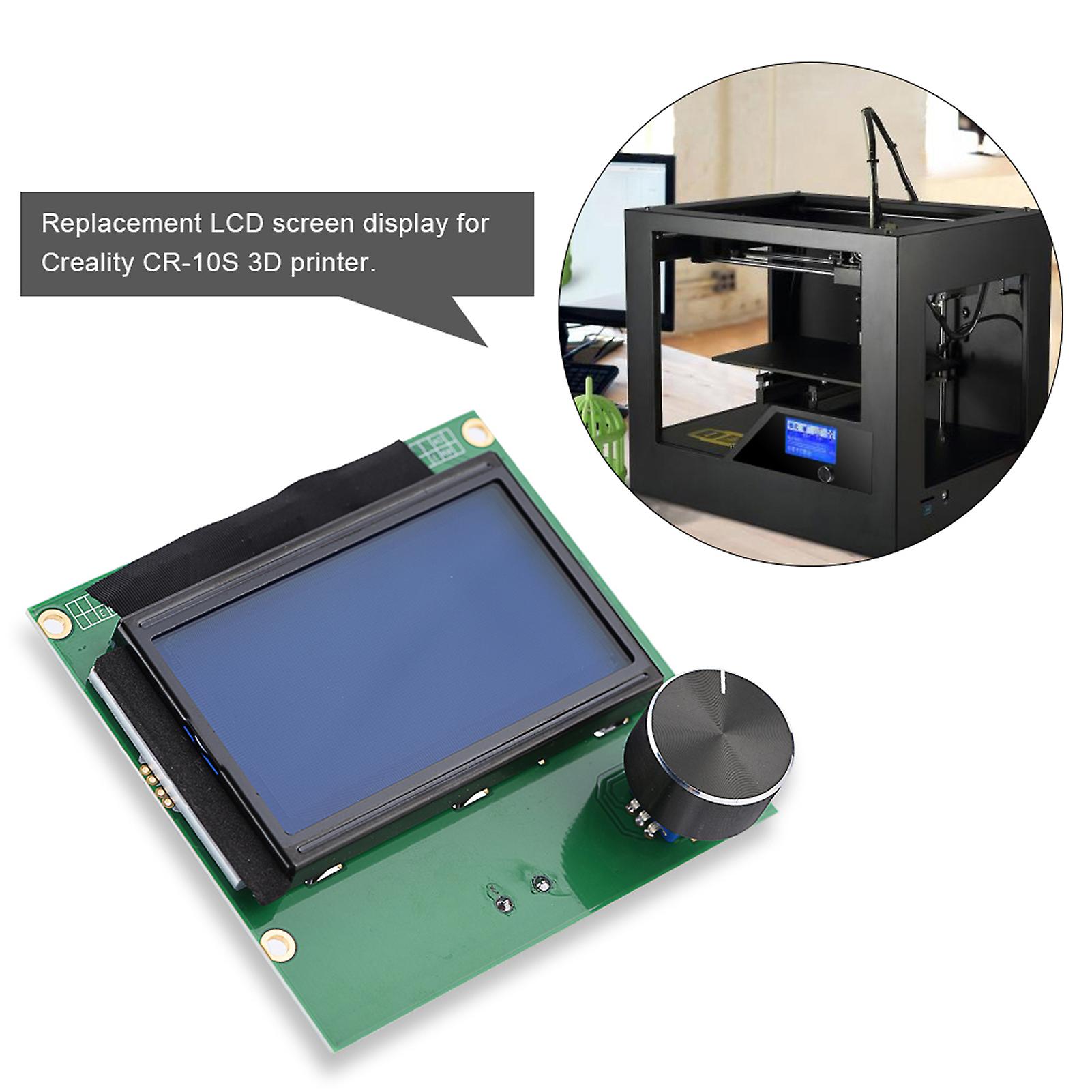 Replacement LCD Display Screen with 2 Cable for Creality CR?10S 3D Printer