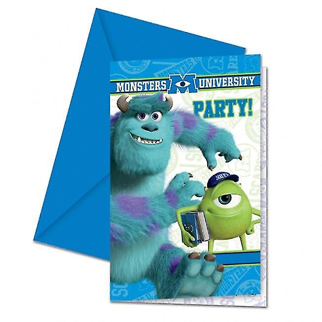Monsters University Mike & Sulley Birthday Card (Pack of 6)