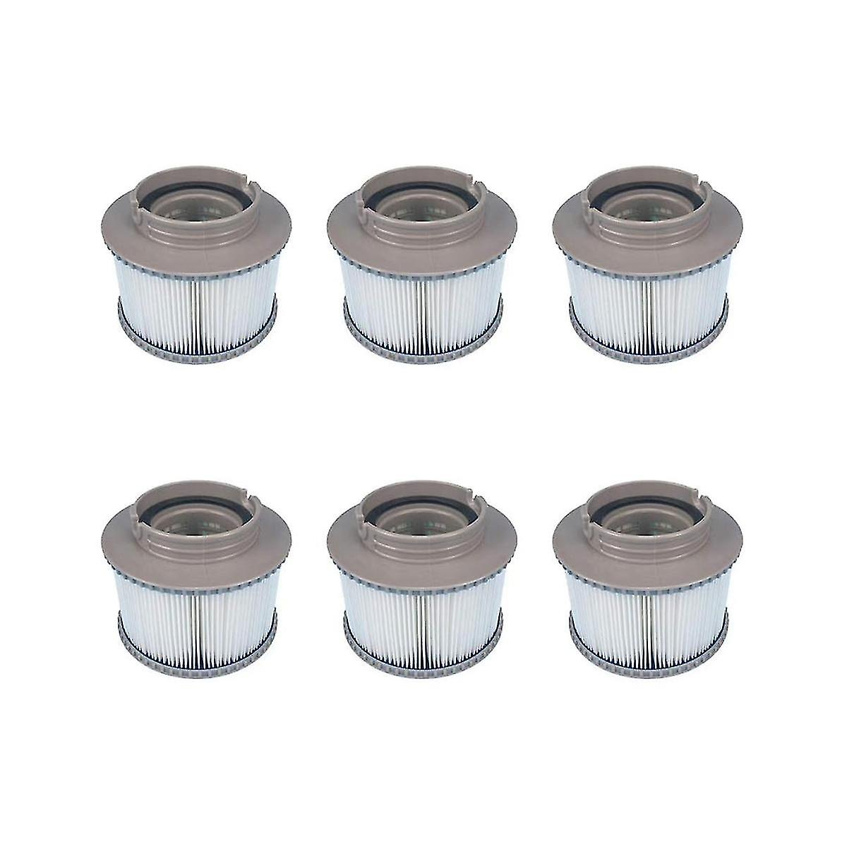 Filtre de remplacement 6pcs pour filtre Fd2089, pompe de filtre adapté à tous les spas actuels Filtre de piscine