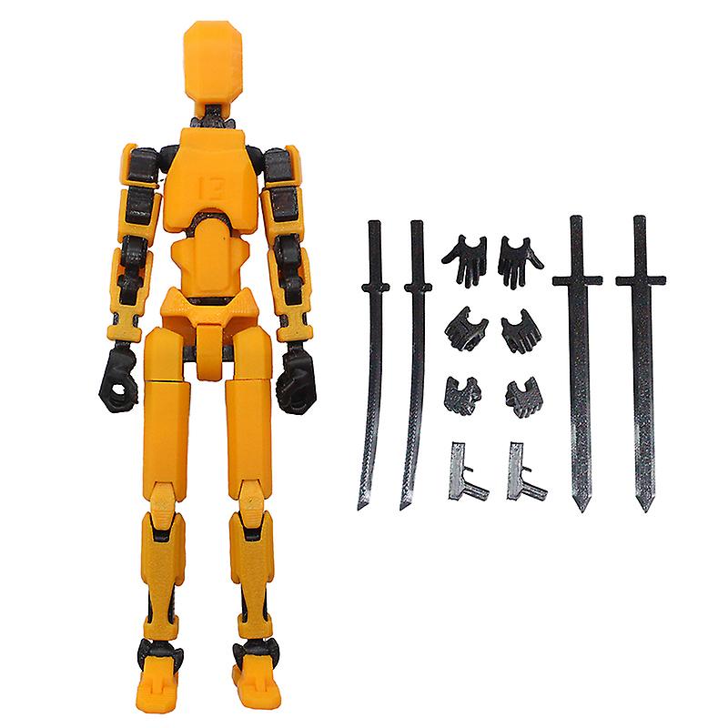 Multi-jointed Movable Robot 3d Printed Mannequin Toyslucky 13 Dummy Action