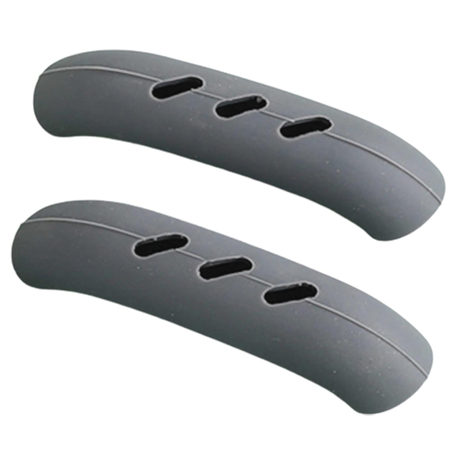 OuZhan 2Pcs/Set Pan Handle Cover High Temperature Resistant Bright Color Fadeless Soft Professional