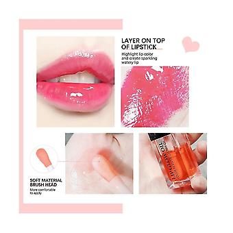 Crystal Jelly Feuchtigkeitsspendendes Lippenöl Aufpolsternder Lipgloss Make-up Sexy pralle Lippen Leuchtöl Getönte Lippen Plumper 6ml 015