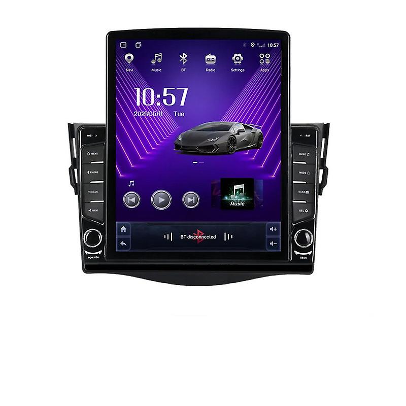 9.7" Android For TOYOTA RAV4 2007 - 2012 Tesla Type Car Radio Multimedia Video Player Navigation GPS