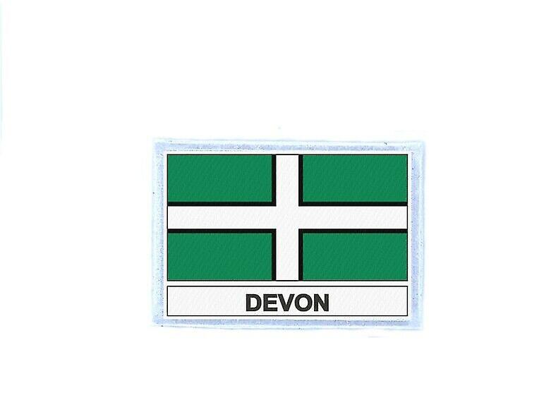 Ecusson patch badge prints united kingdom flag devon