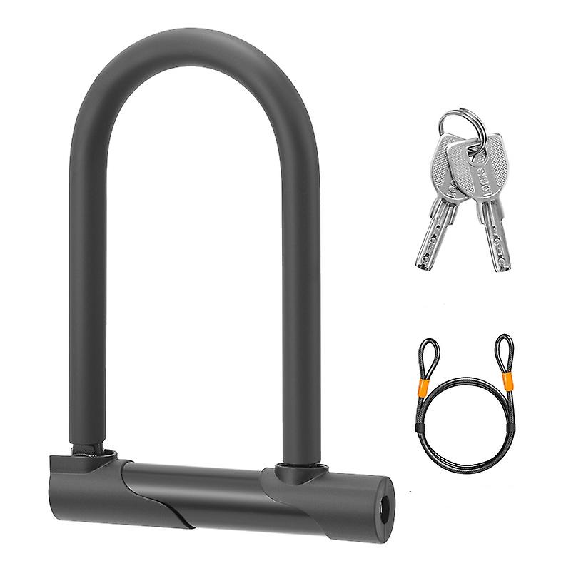 INF Bicycle U-lock with cable anti-theft pre-key