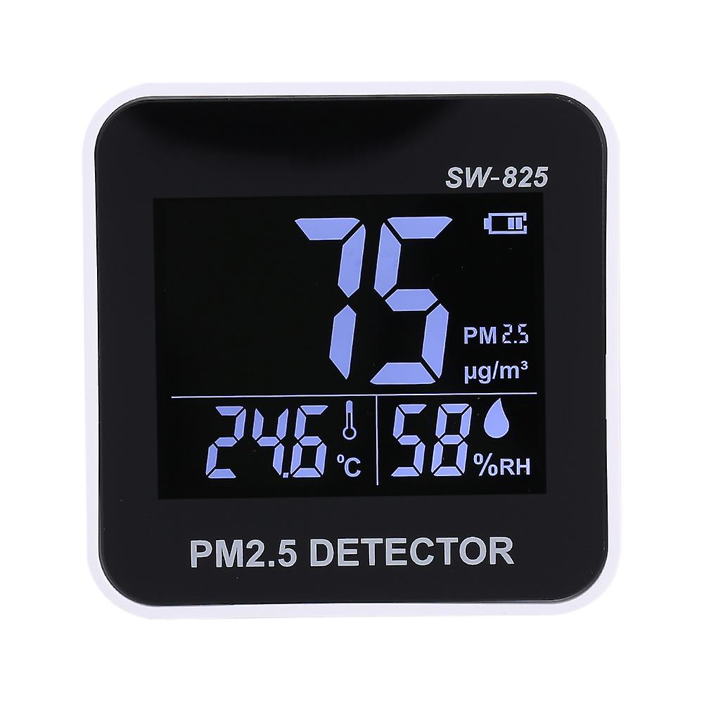 SNDWAY Digital LED Air Quality Monitor PM2.5 Detector Temperature Humidity Meter
