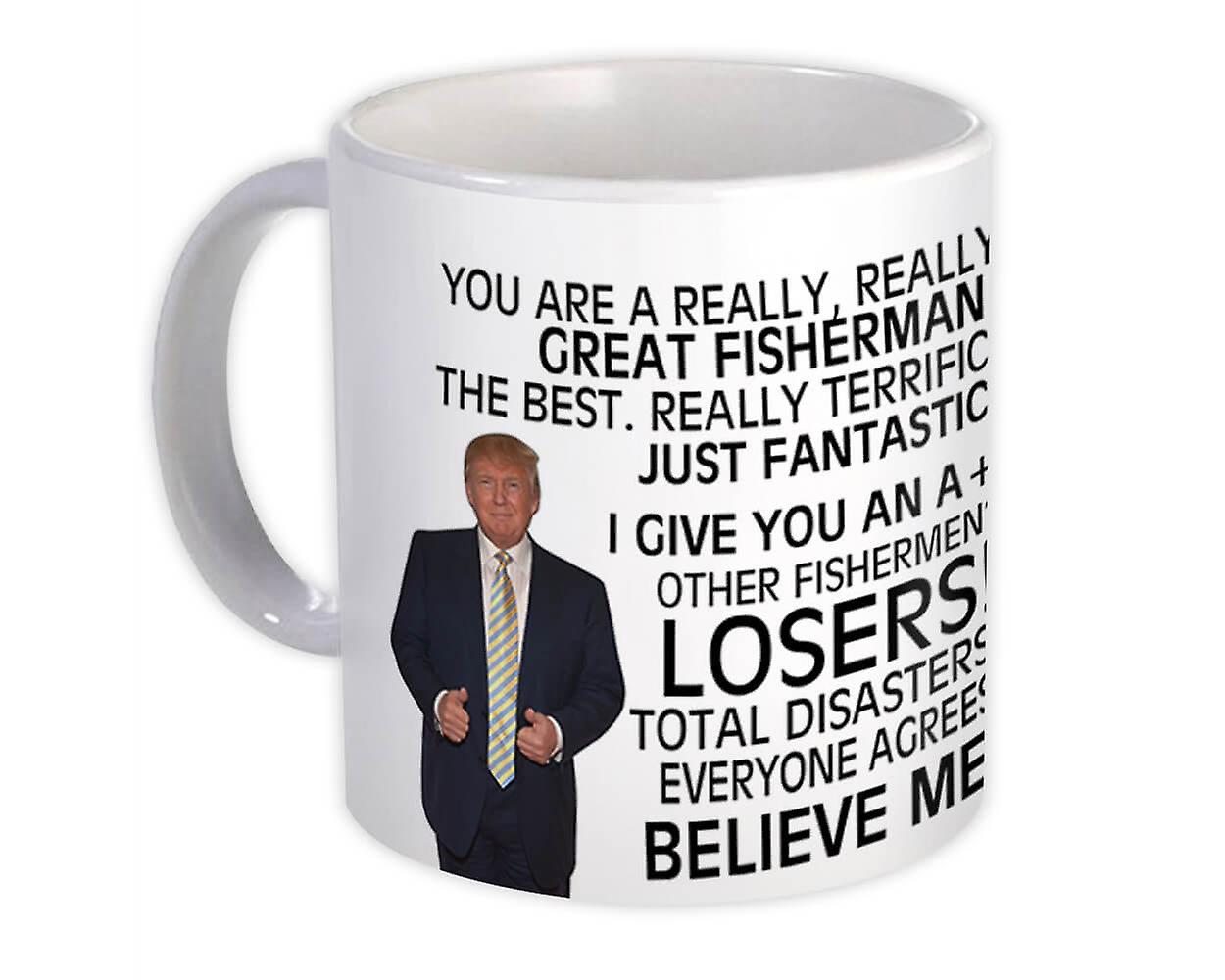 Caneca de Presente: Presente para o Pescador Donald