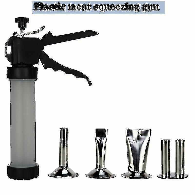 Jerky Maker pistol med 4 rustfrit stål dyser Hwy [HhhhS]