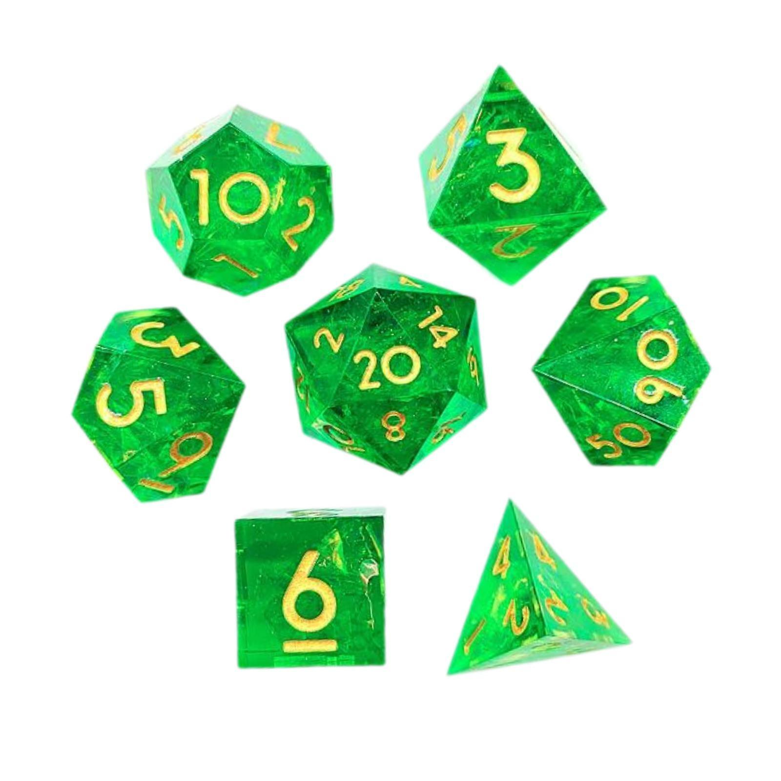 7x Dice Set Party Favors Entertainment Toys Game Dices Set for Card Game KTV Pink