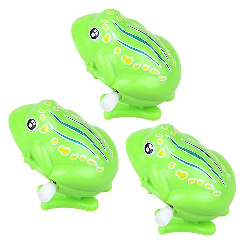 3pcs Clockwork Spring Frog