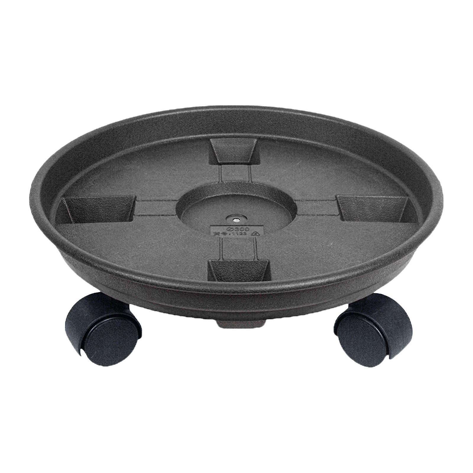 Bitki Tabağı Haddeleme Tesisi Standı Tekerlekli İç Mekan Dış Mekan İçin Çok Amaçlı 33cm