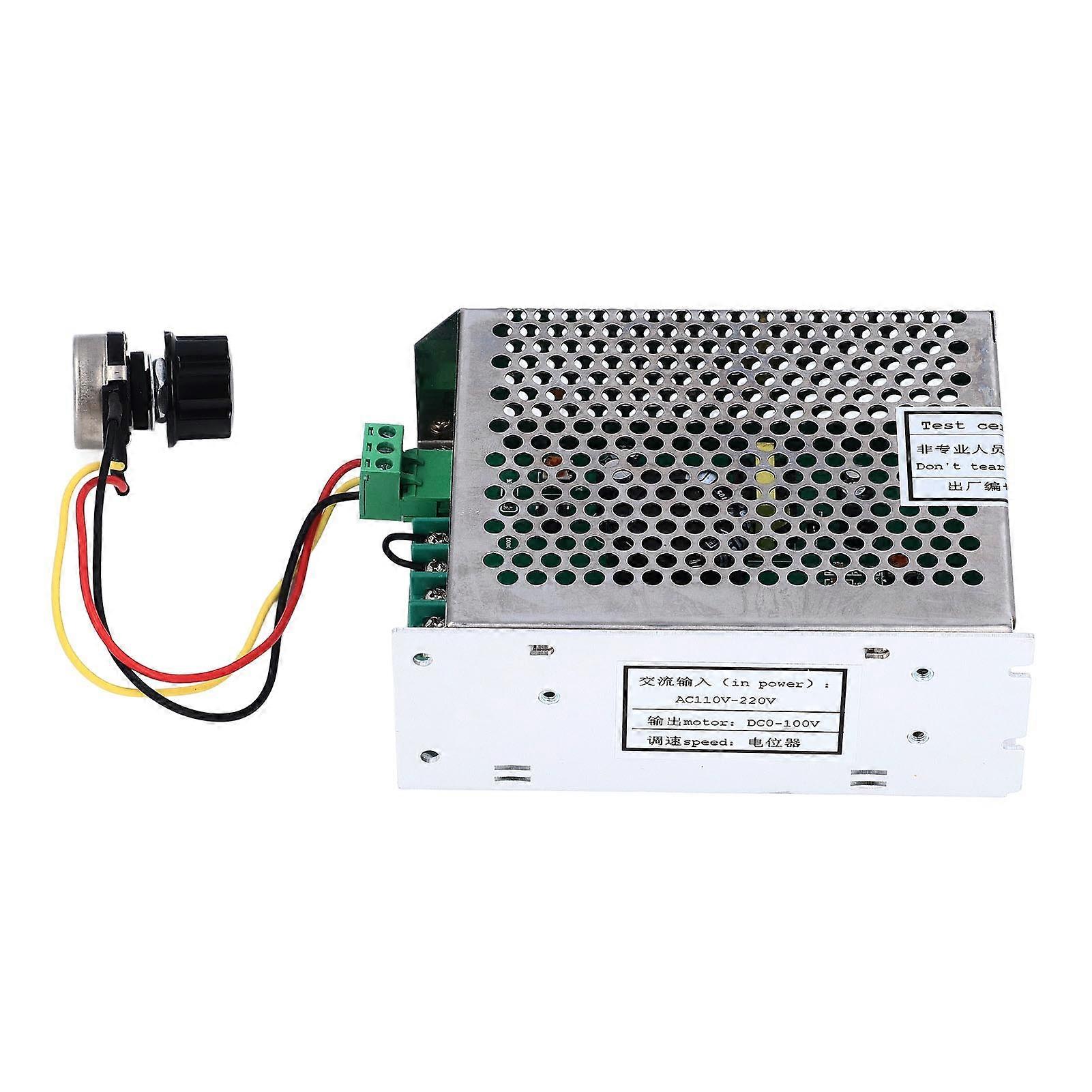 PWM DC Motor Snelheidsregelaar AC110?220V Input DC0?100V Output Aluminiumlegering Motor Snelheidsregelaar