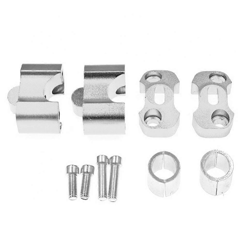 Motorcycle Handlebar 1 Pair 22-28mm Aluminium Alloy Clamp Extend Riser Adapter Thickened Reinforced Deck