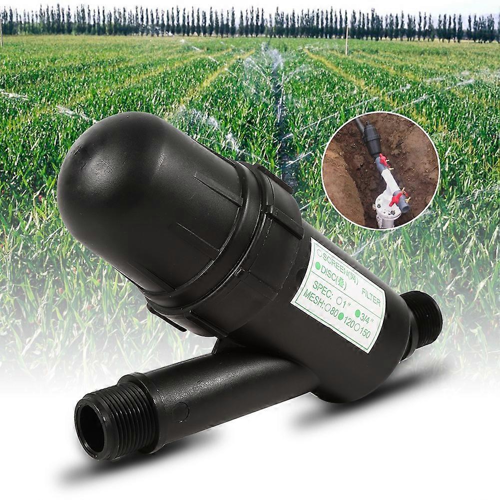 3/4" Durable Environment-friendly Disc Filter 120 Mesh for Drip Irrigation Water Tank Pool Pump