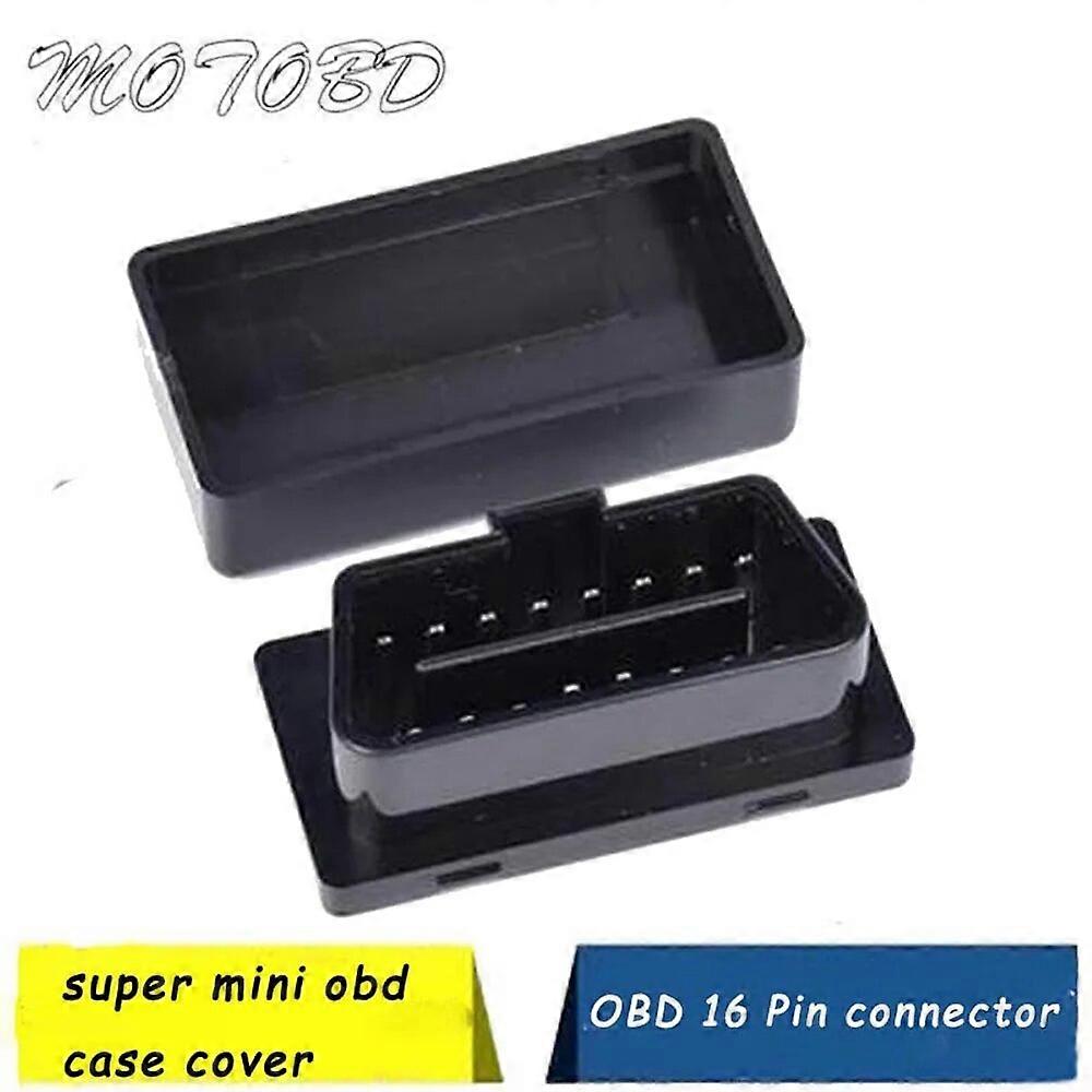 Black Super Quality ELM 327 Shell OBD/OBDII Diagnostic Case ,elm327 wifi Plug Connector Adapter ST1M518