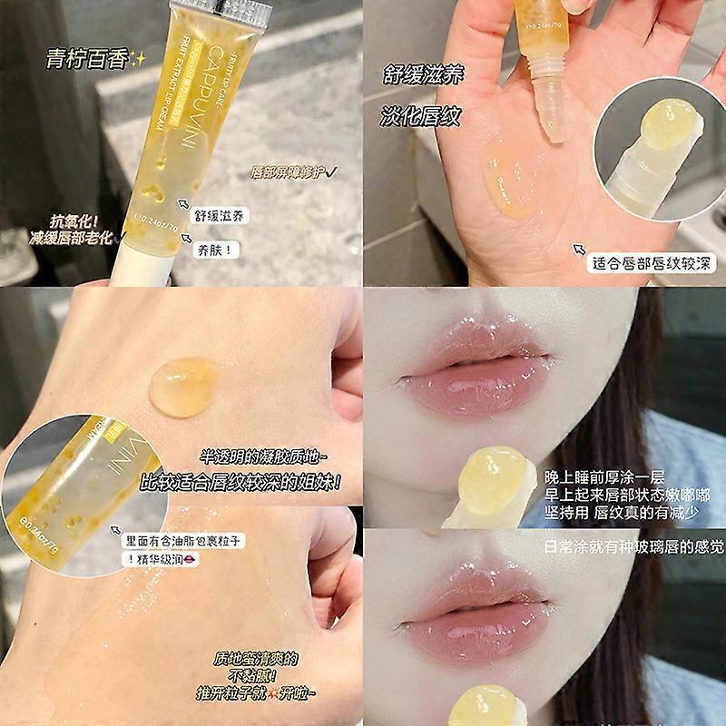 Sabor afrutado Bálsamo labial Labio Leche Crema hidratante Lápiz labial transparente Coco Uva hidratante Jalea Labios Cuidado de labios Aceite base cosmético