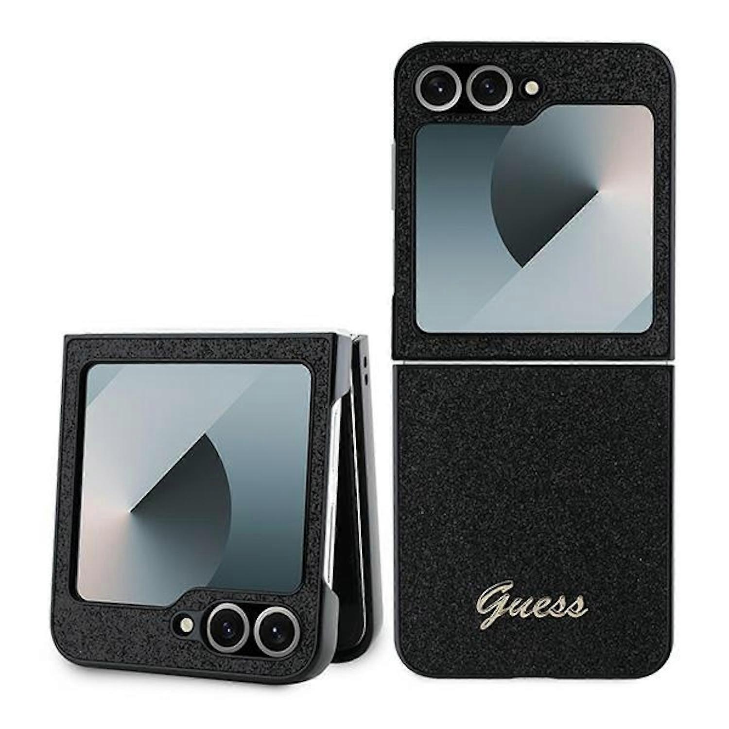 GUESS Samsung Galaxy Z Flip7 FE / Flip6 5G Case 4G Glitter Font