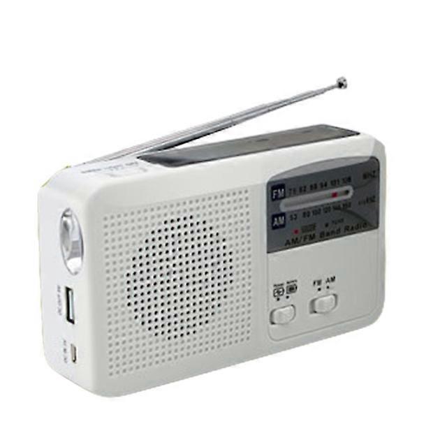 Manivela autoalimentada Radio Solar Emergency Linterna Correa