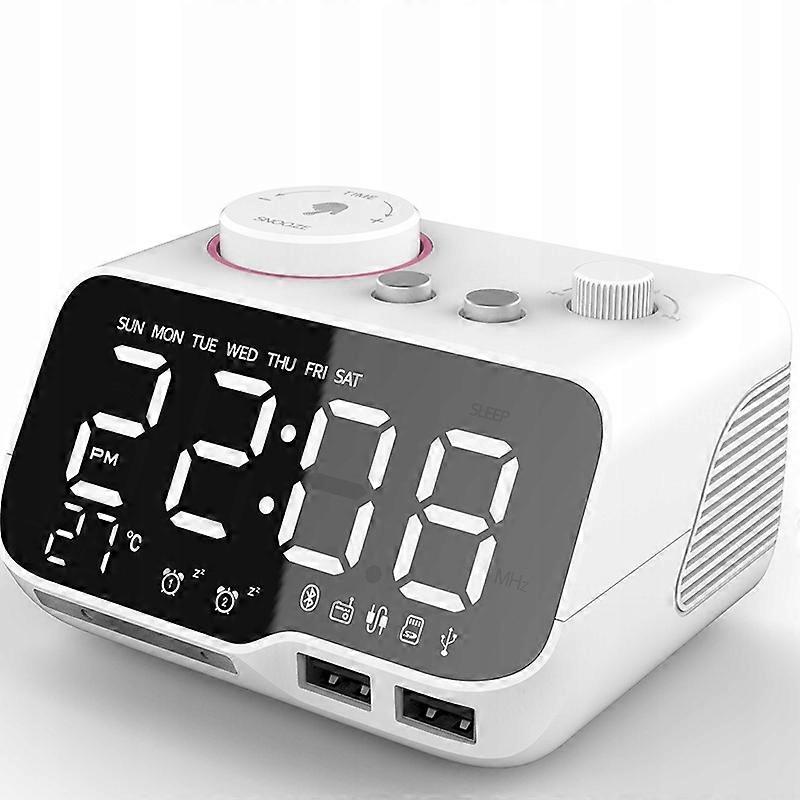 Elektronische Uhr Wecker Radio Led Bluetooth USB Boomboxen