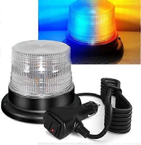 TCGG-Lumire d'avertissement du Trafic LED 12V-80V, 10 Modes de Clignotement Lumire d'avertissement Stroboscopique Magntique d'urgence nergie avec bas