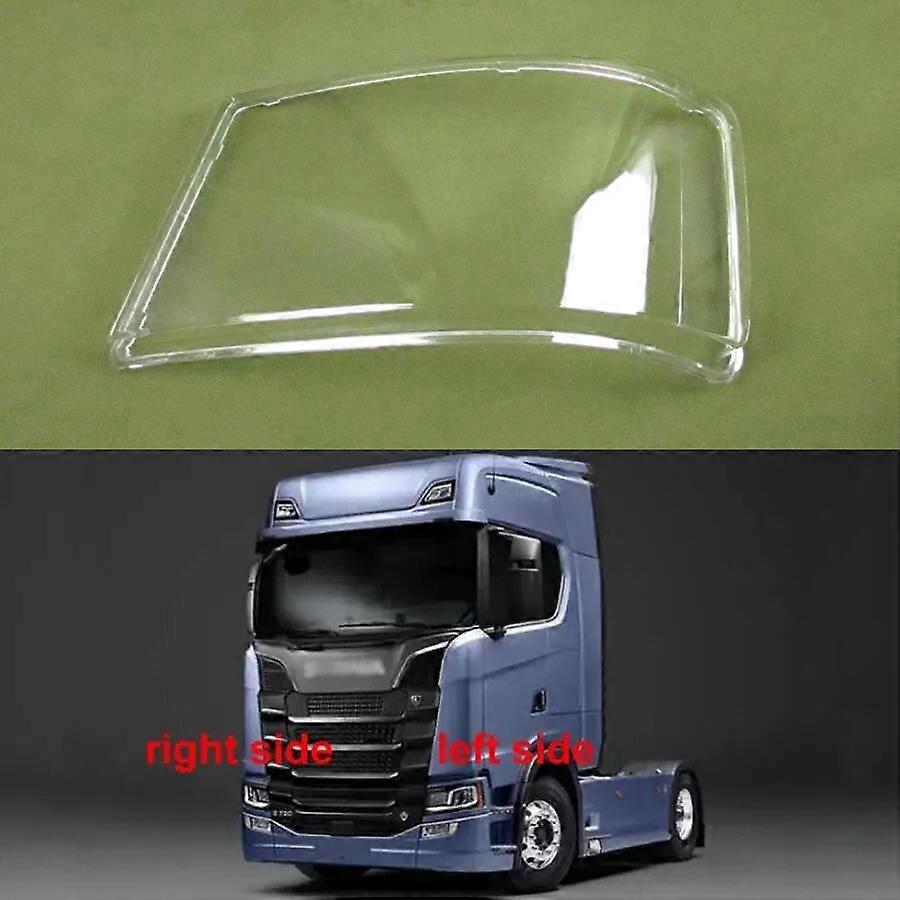 För Scania G410 G450 G400 strålkastarskydd transparent strålkastarskal lampskärm lins Byt original lampskärm plexiglas