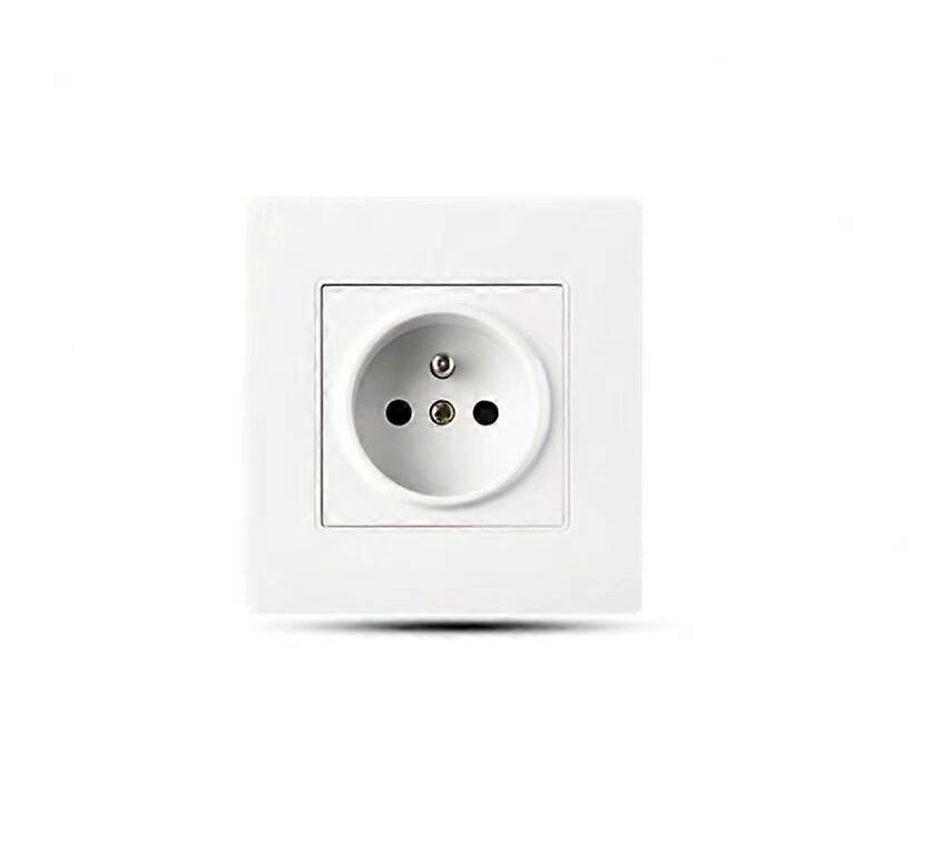 Wall Power Outlet - White Standard Electrical Outlet
