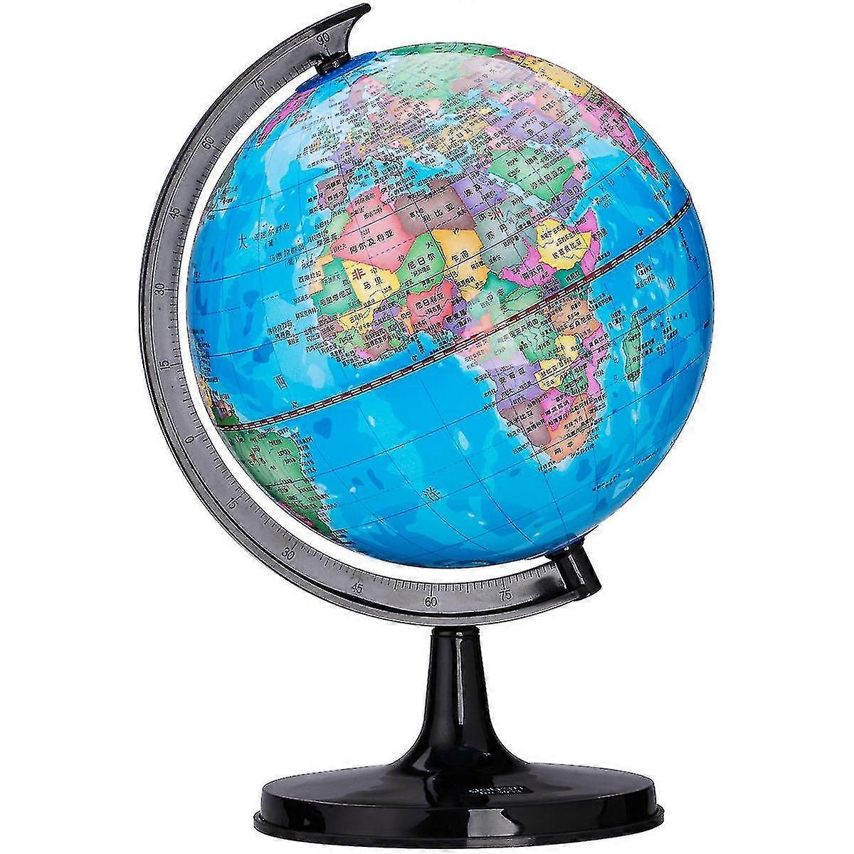 World Globe For Kids Educational Rotating World Children Map With Stand