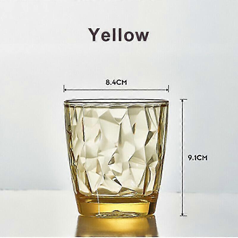 300ml Gobelet en plastique acrylique transparent Gobelet en verre réutilisable Incassable