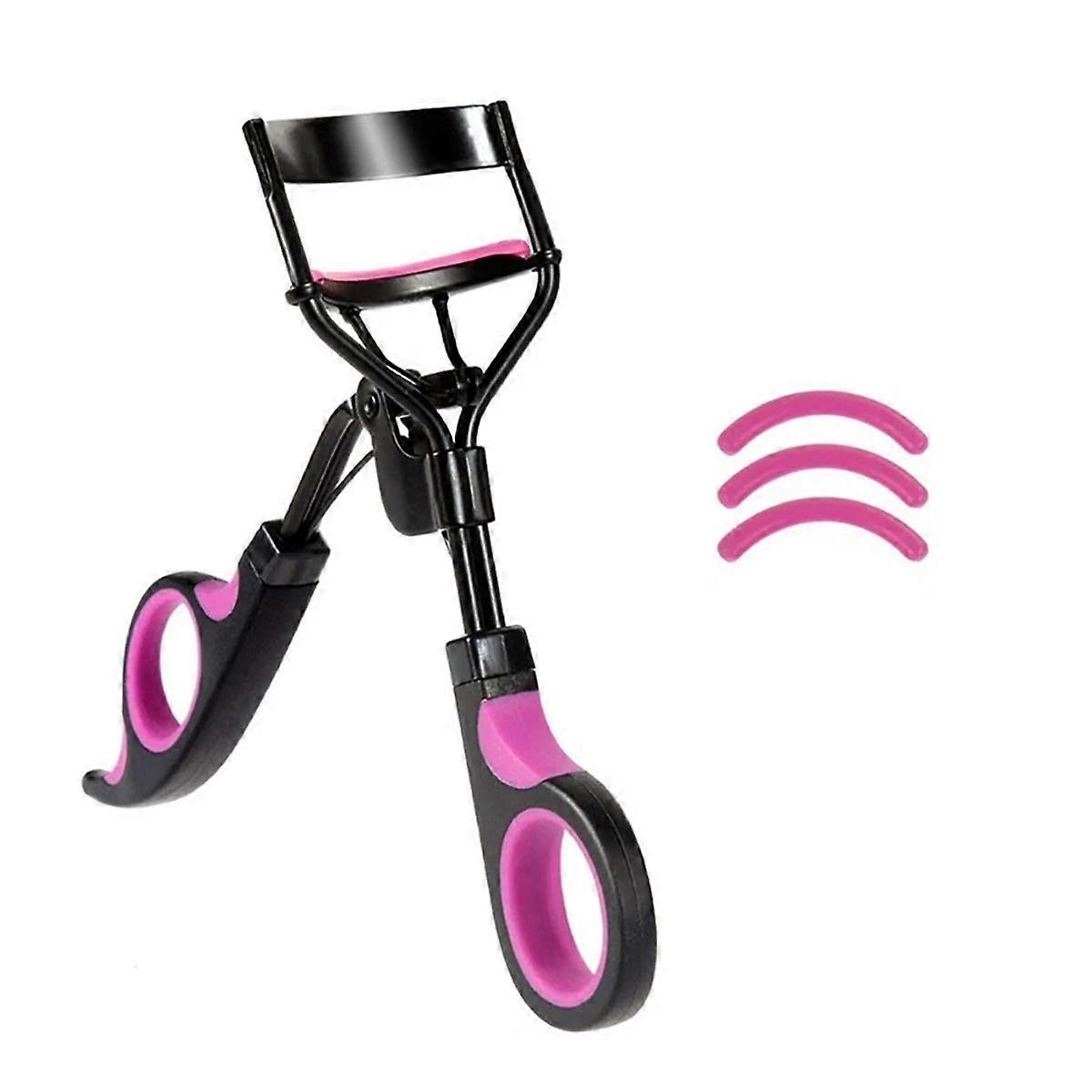 Eyelash Curler with 3Pcs Replacement Pads Eyelash Curler Portable Definition False Eyelash Curler T