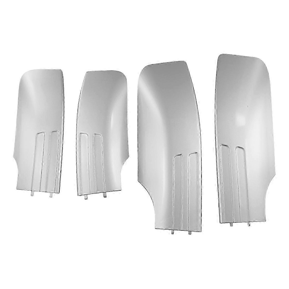 4 قطع سيارة السيارات الخارجي رف سقف الرف السكك الحديدية التعديل التحديثي نهاية الغطاء قبة حامل حالة كاب ل E71 E72 X6 2008-2014