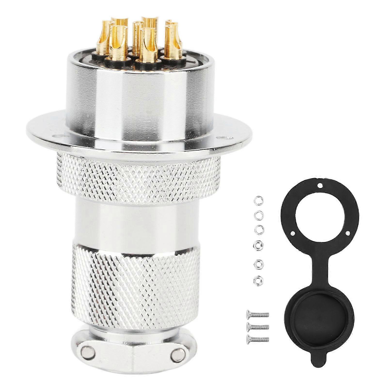 Aviation Plug Socket Compact Size Stable Performance Plugging Unplugging Resistance AC DC 250V 8 Pin