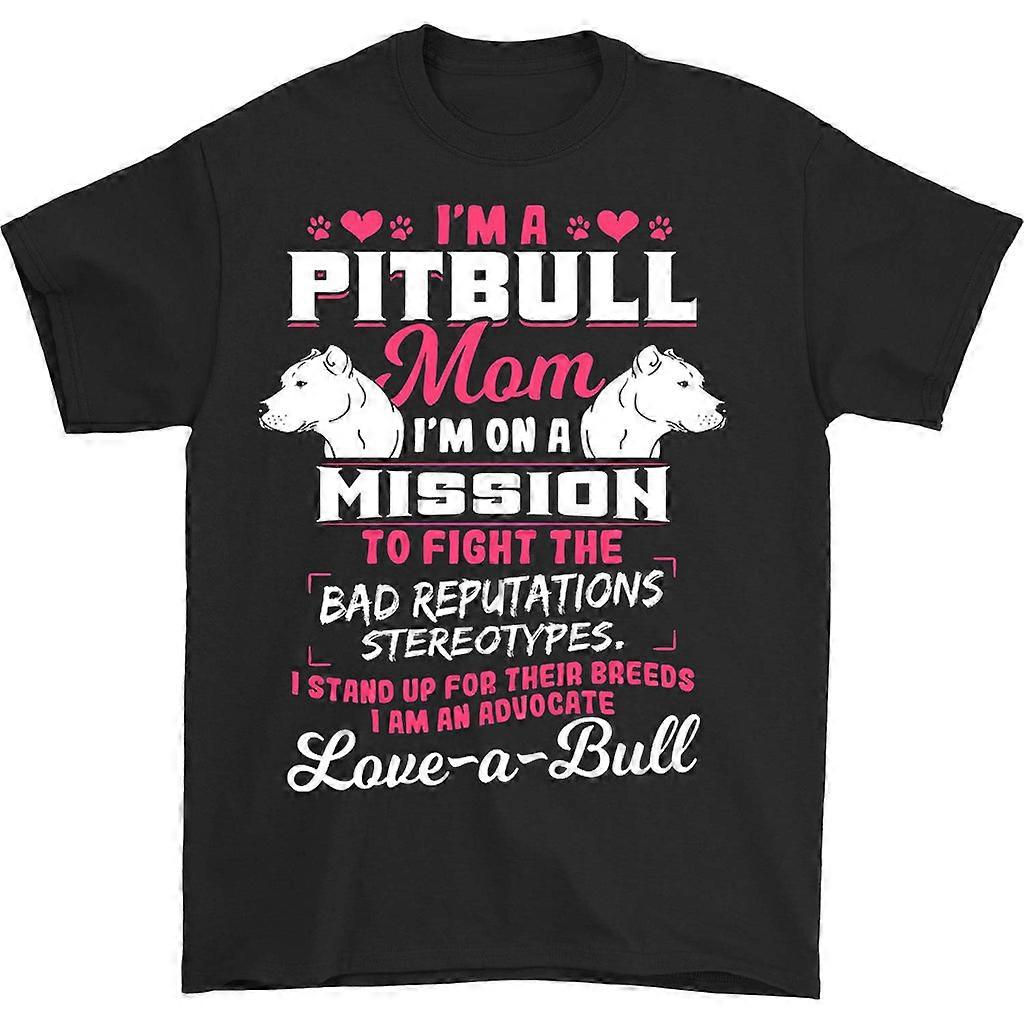 Tričko Pitbull Mom 90s
