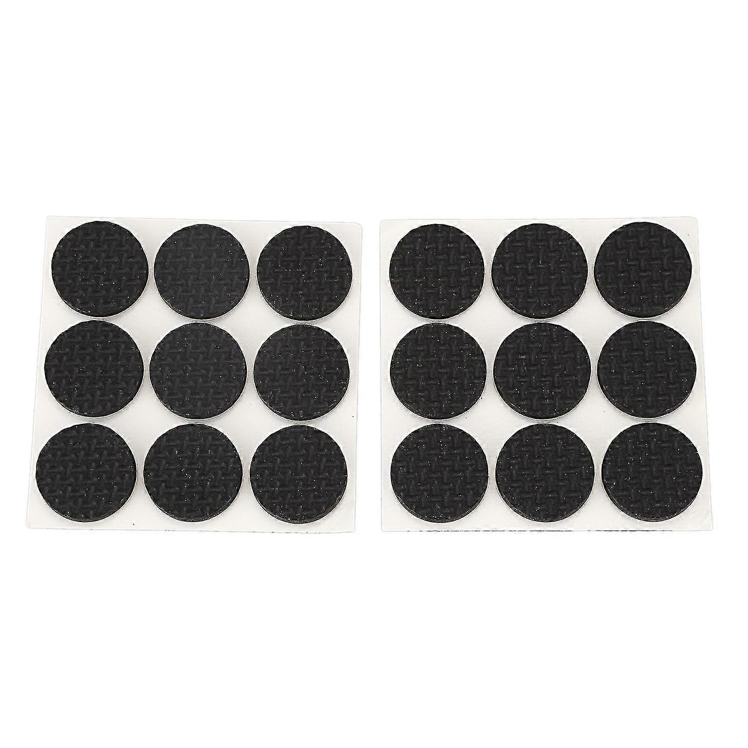 18 Pcs Adhesive Black Foam Table Chair Leg Pad Protector