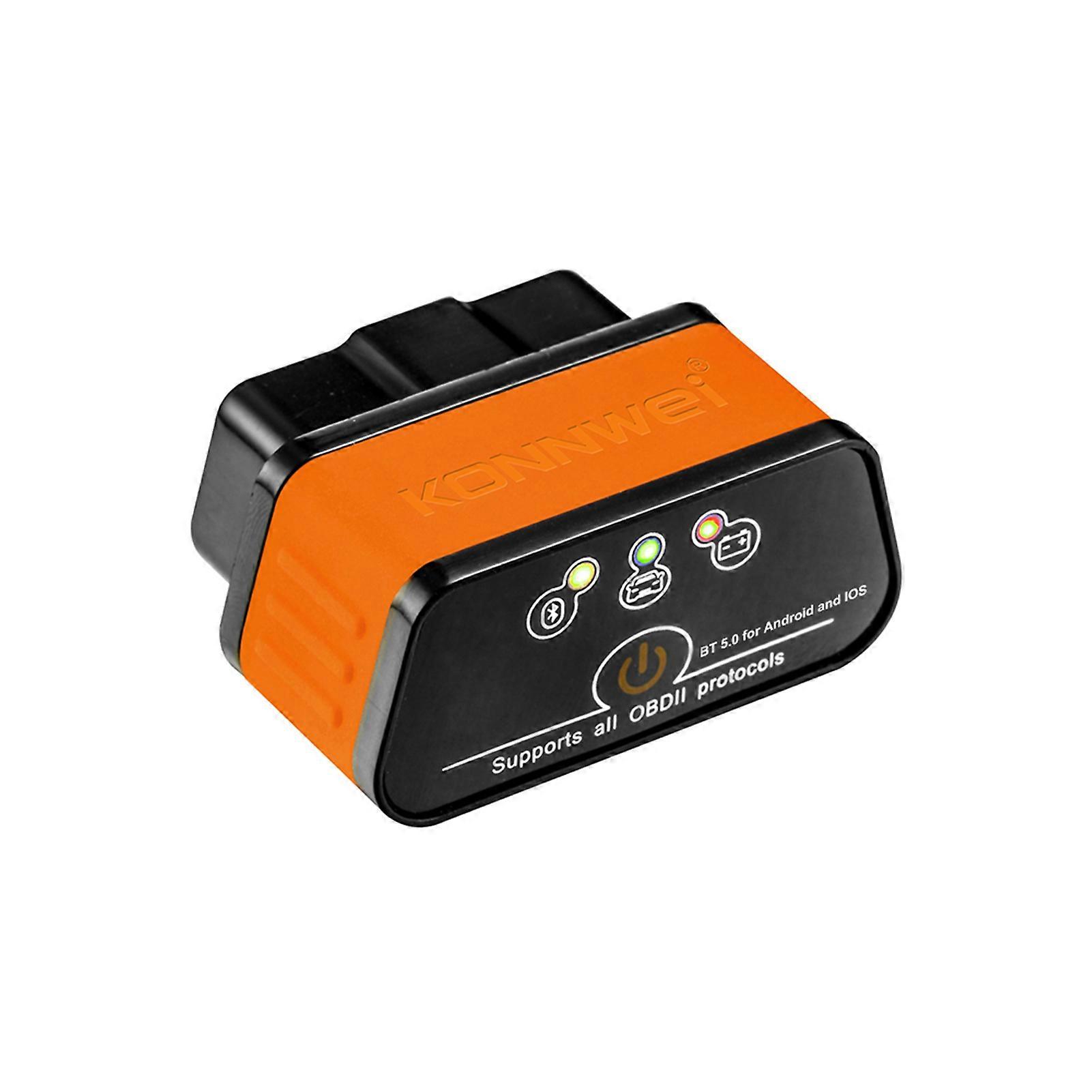 KONNWEI KW903 BT 5.0 Wireless OBD-II Car Auto Diagnostic Scan Tools Car Detector Tester Scanner for IOS Android System