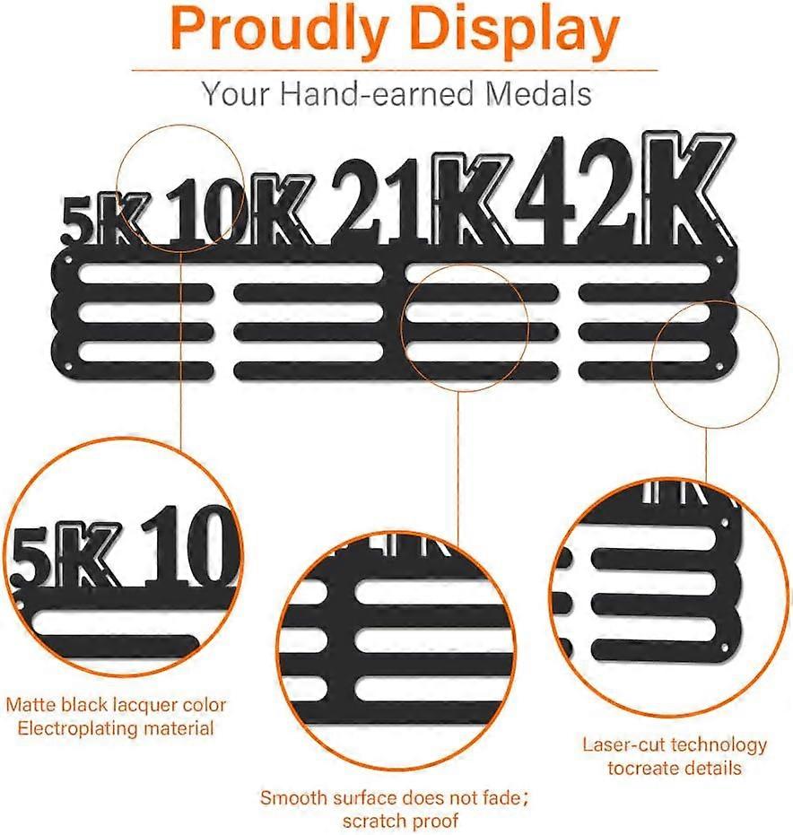 Marathon Medal Hanger Holder Display Running 5K 10K 21K 42K Sports ...