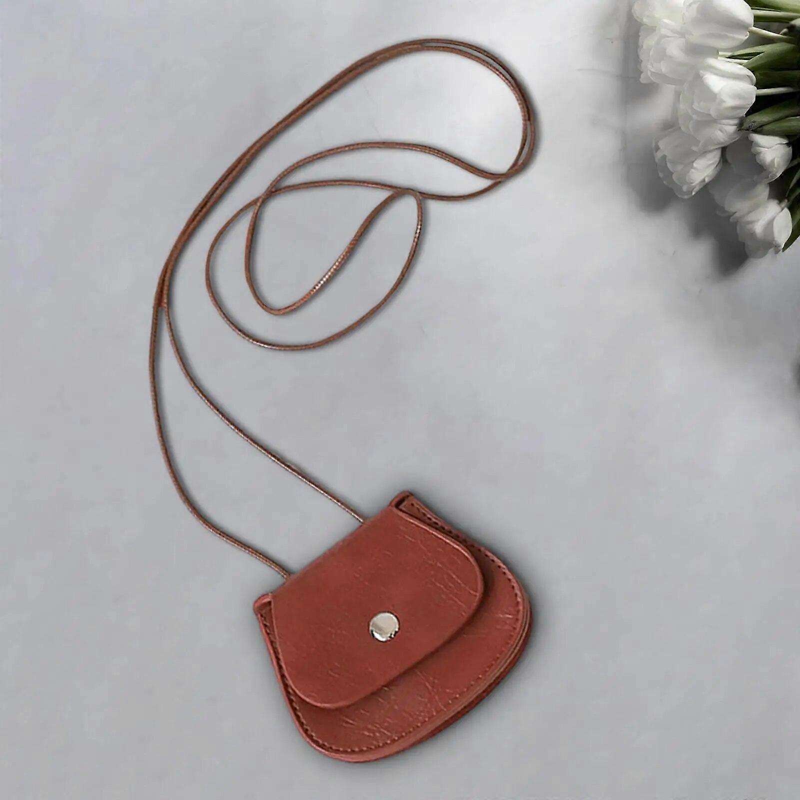 Hanging Neck Pouch with Strap Pendant Container Headset Storage Organizer