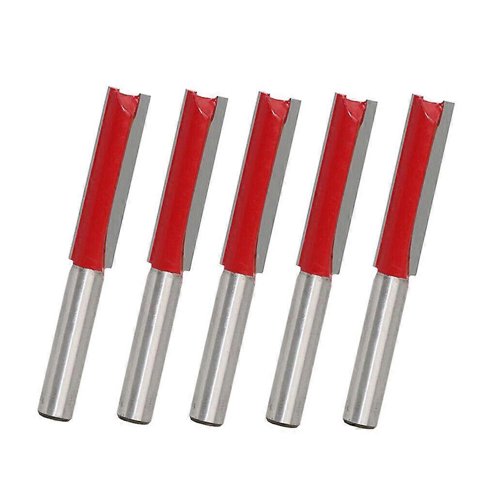 1/2" Shank Straight Router Bit High Hardness Woodworking Slotting Cutter Trimming Machine Head