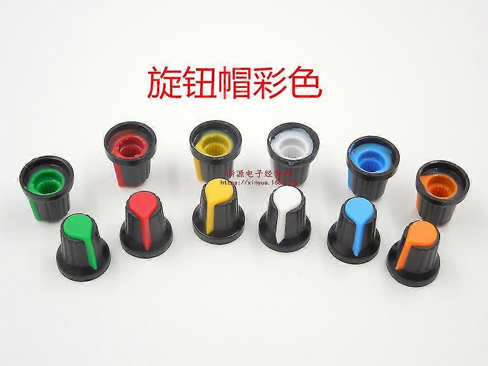 50pcs Volume Control Knob Guitar Volume Cap Potentiometer Knob Cap Accessory