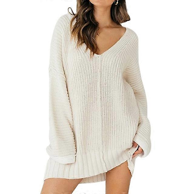 Typ Kleid langärmeliger Pullover Damen