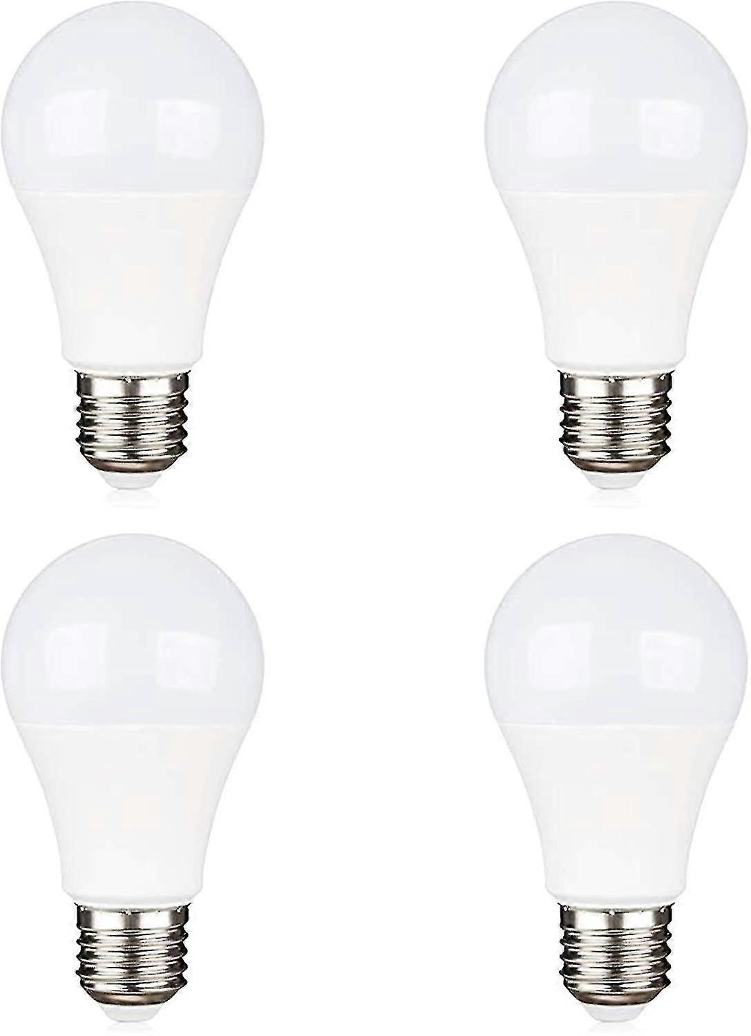 12V E27 9W Blanc Froid 6000K Équivalent Halogène 75W, AC DC 12 Volt 24 Volt E27 LED 4 pack