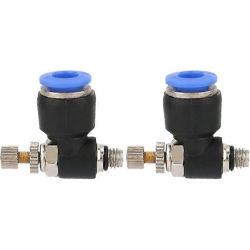2pcs Pneumatic Quick Fitting Connector Connector Pneumatic Regulator Air Flow Air Flow