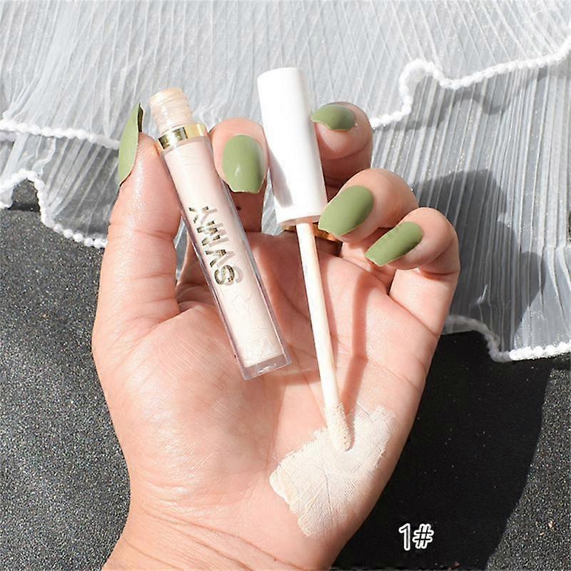 Face Liquid Concealer Cover Dark Circles Acne Spots Moisturizing Lasting Brighten