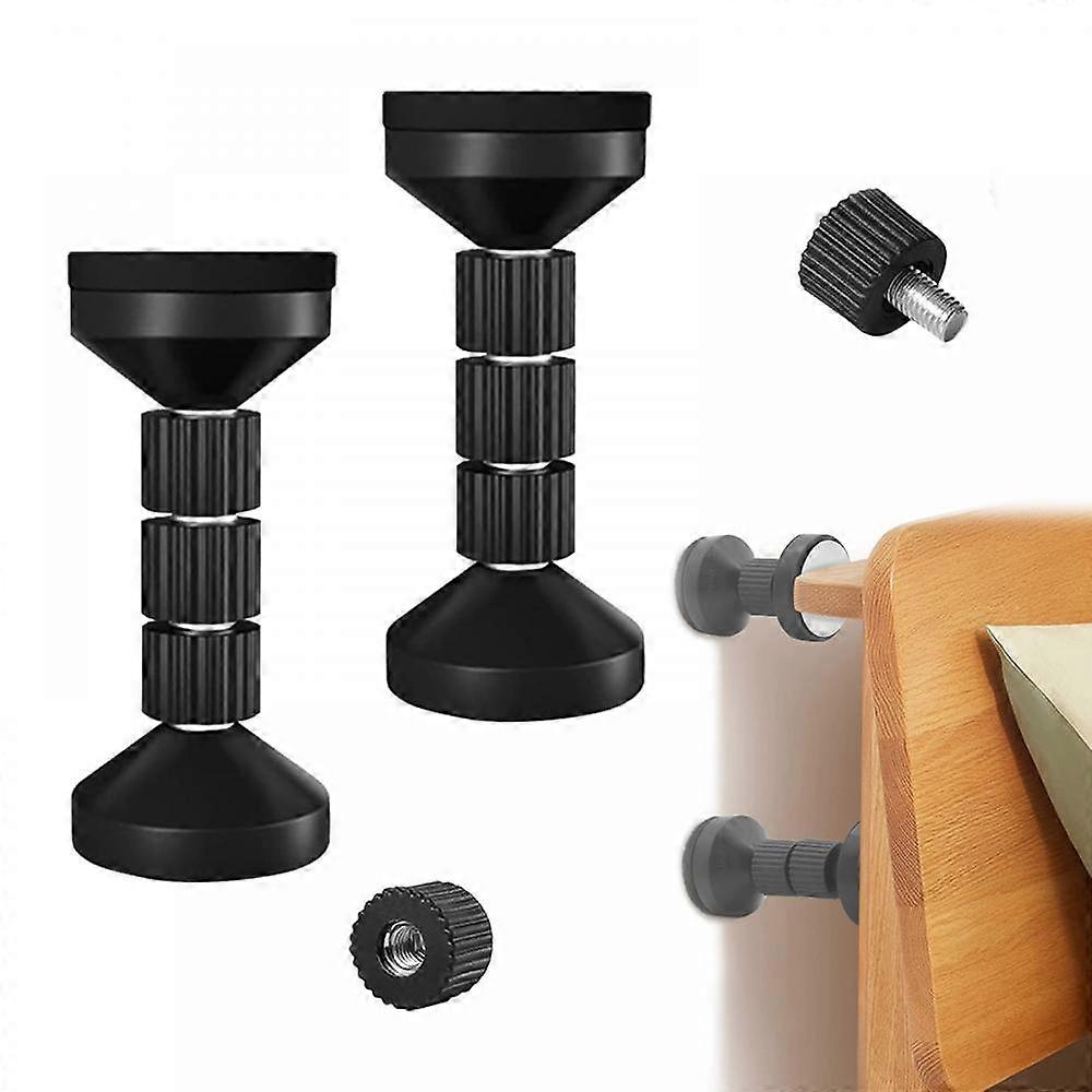 2 Sets Anti-Noise Top Bed Device Simple Tech Finds Headboards & Footboards Adjustable Bed Frame Fixer Fixed Artifact Shockproof Rubber Mat
