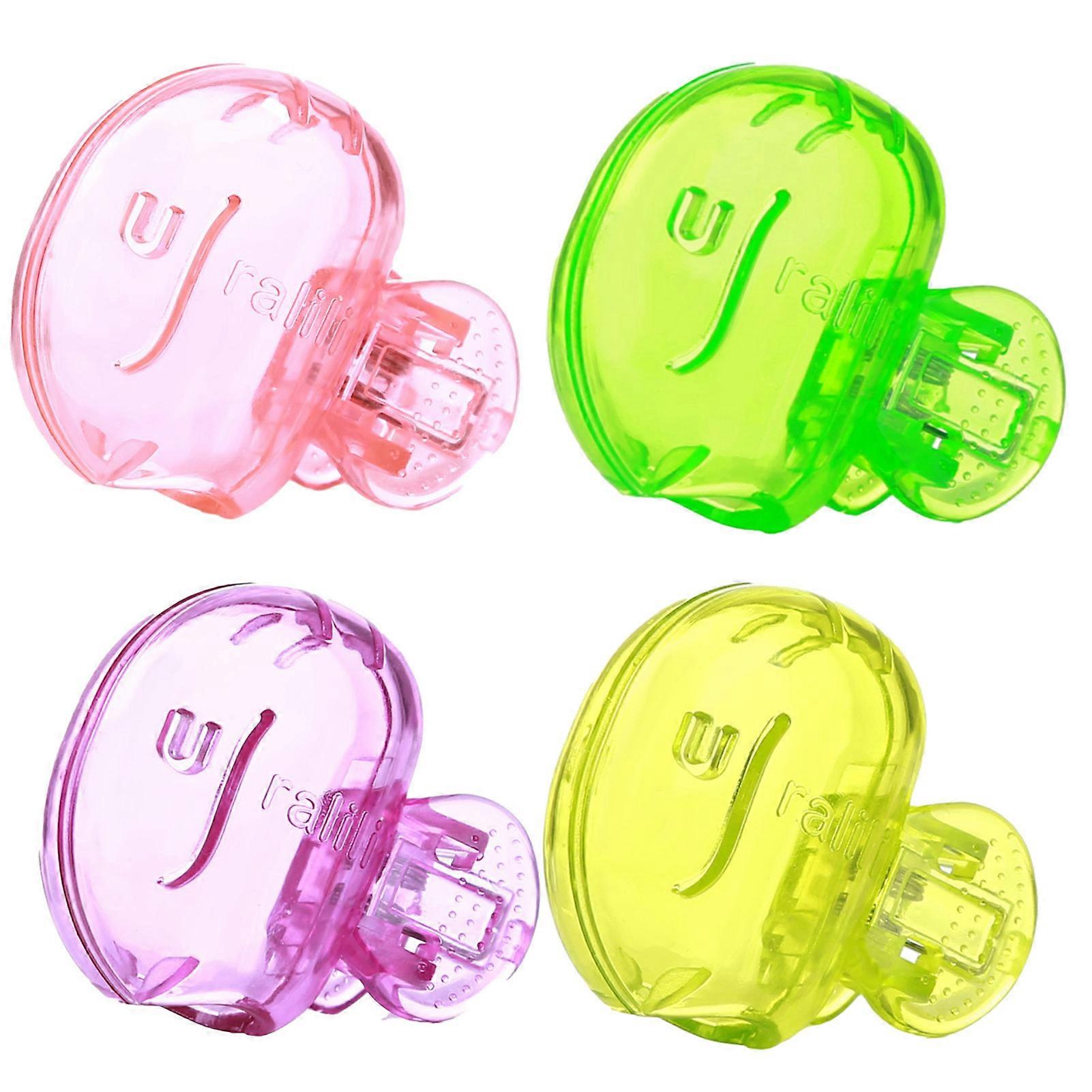 1 Pc/4 Pcs Toothbrush Protective Caps Non-toxic Toothbrush Protector with Ventilation Holes Compact Clip-On Head Cover for Manual Electric Toothbrushe