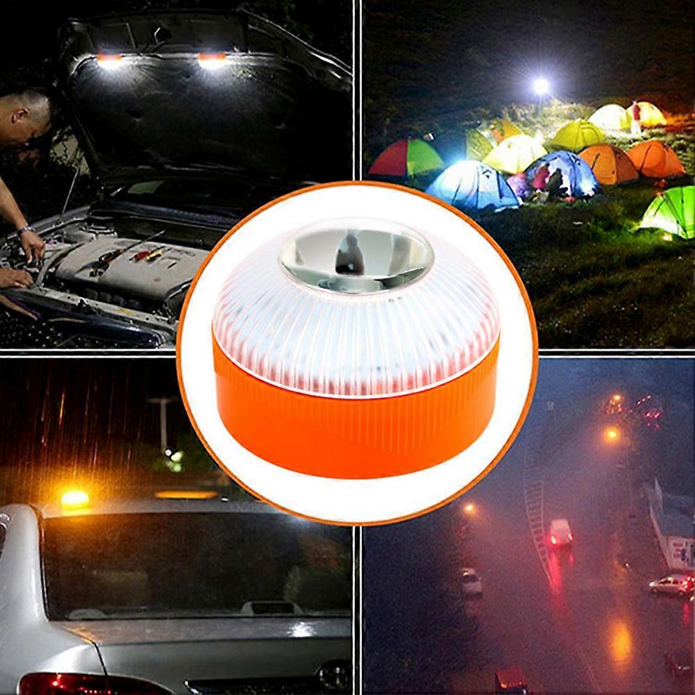 Multipurpose Traffic Warn Lamp Amovible Batterie Stroboscope Clignotant Warning Light 2 Modes d’éclairage Auto Lamp Accessoires