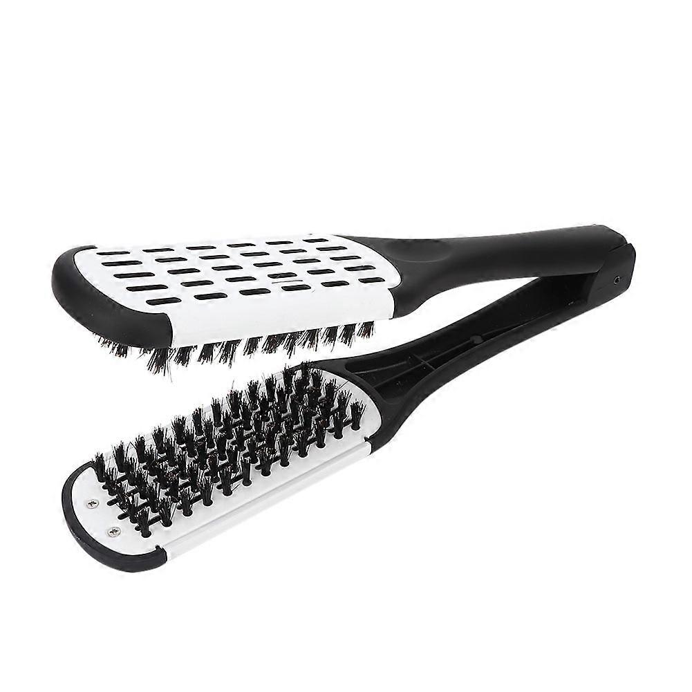 V shape Hair Splint Comb Straightener Anti-Static Salon Hairdressing Styling Tool(Splint Comb )