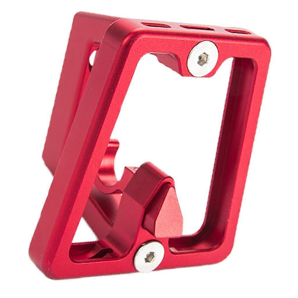 Folding Bike Front Carrier Block Bracket Adapter Holder For  Red