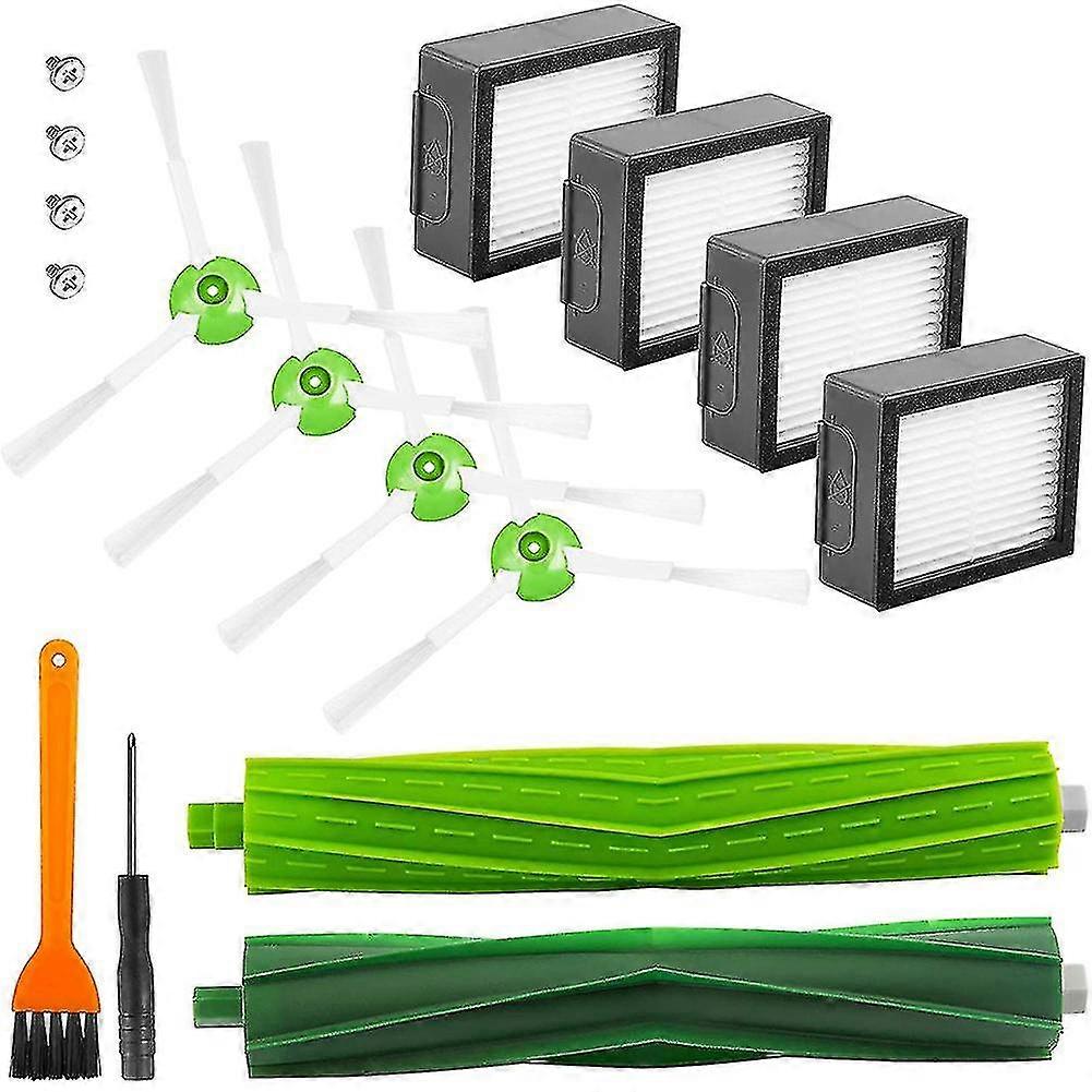 Roller Side Brushes Filter Compatible With Irobot Roomba I7 I7+ E5 E6 I3 Cleaner