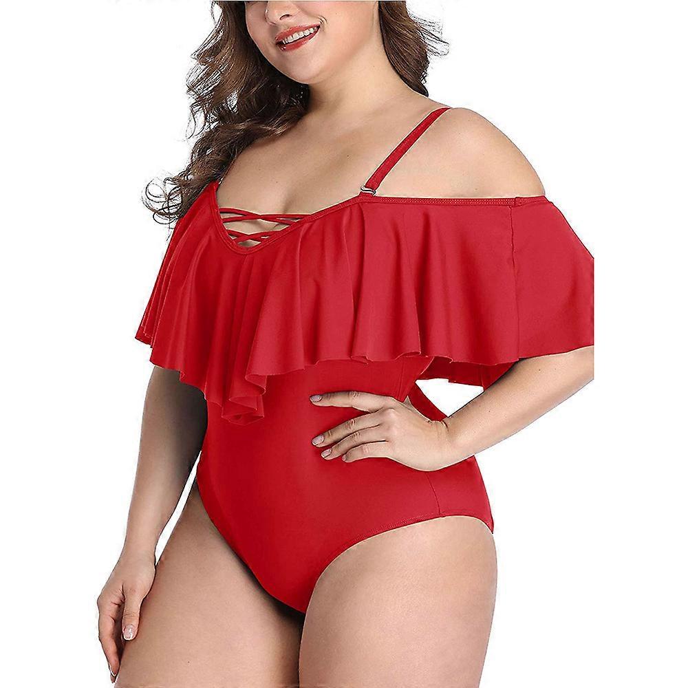Size Out Of Shoulder Bathrooms A Coin For Ruffles With Ruffle Stomach Control Of The Bathbox Swimsuits Swimsuits