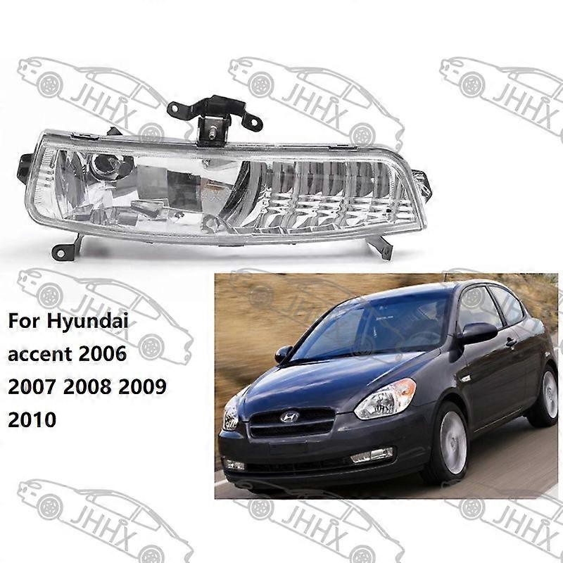 Compatible Accent 2006 2007 2008 2009 2010 Front Bumper Fog Light Assembly